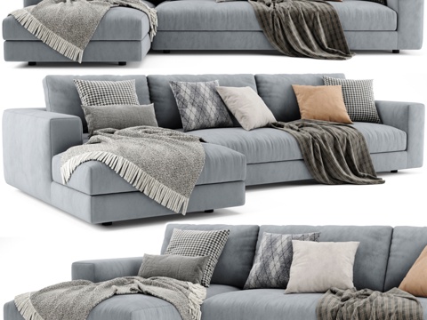  Bonaldo Superhiro长椅沙发3d模型 