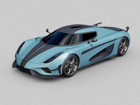  科尼赛克雷格拉3d模型 