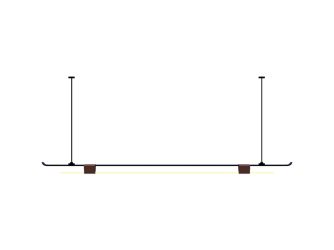 吊灯 金属吊灯 条形吊灯 装饰灯具su模型