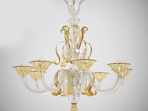  欧式吊灯 水晶吊灯3d模型 