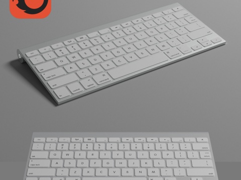  Magic键盘 - Corona渲染器3d模型 