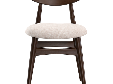  北欧简约单人椅子 椅子 简约椅子 休闲椅子 凳子 餐厅椅子3d模型 