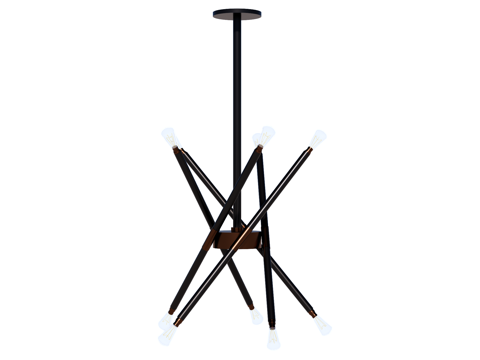  吊灯 金属吊灯 玻璃吊灯 装饰灯具su模型 