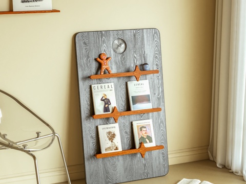  杂志架 置物架 墙饰 摆件 书籍3d模型 