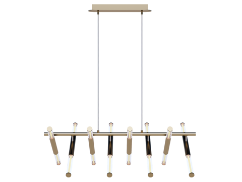  吊灯 金属吊灯 玻璃吊灯 装饰灯具su模型 