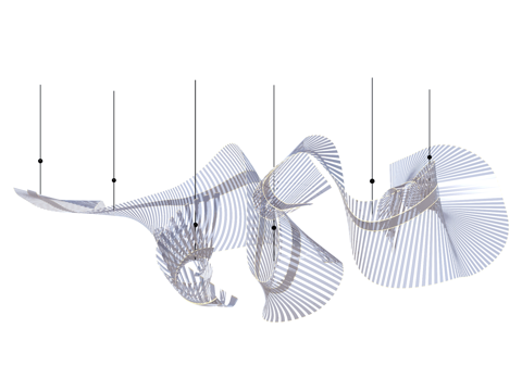 吊灯 大型灯具 装饰灯具su模型