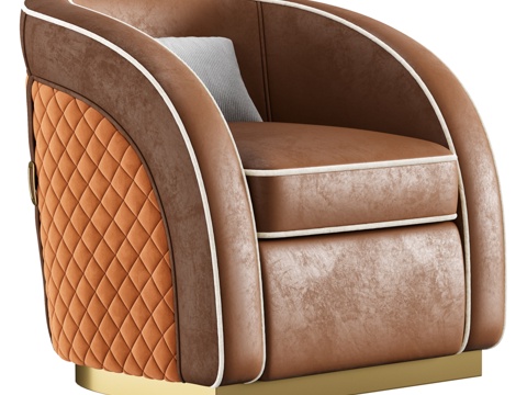  极光扶手椅3d模型 