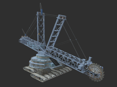  Bagger 288斗轮挖掘机3d模型 