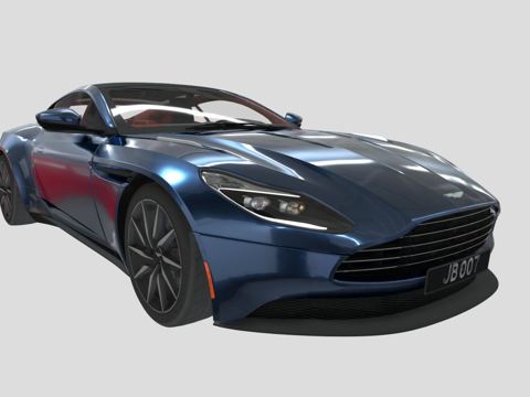  阿斯顿马丁DB115.2升双涡轮增压V123d模型 