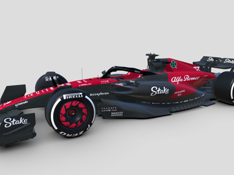  F1 2023阿尔法罗密欧Stake C433d模型 