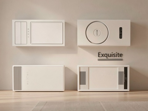 浴霸 现代浴霸 浴霸 风暖机su模型