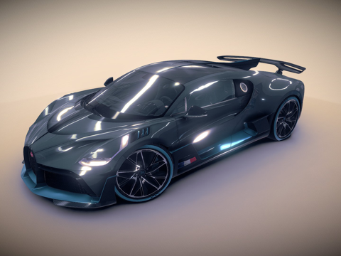  布加迪 Divo 20193d模型 