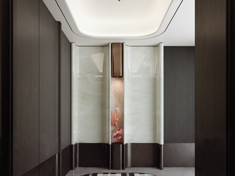  意式玄关3d模型 