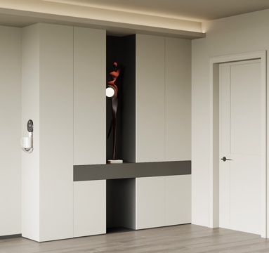 现代意式玄关柜su模型