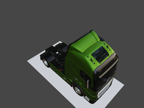  沃尔沃 FH 750 卡车3d模型 