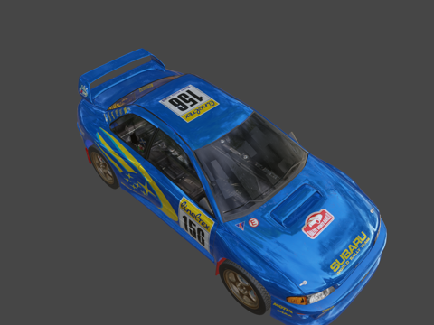  斯巴鲁 翼豹3d模型 