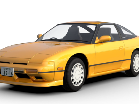  日产 180SX 1989 更新3d模型 