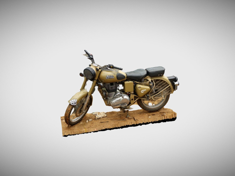  摩托车  皇家恩菲尔德3d模型 