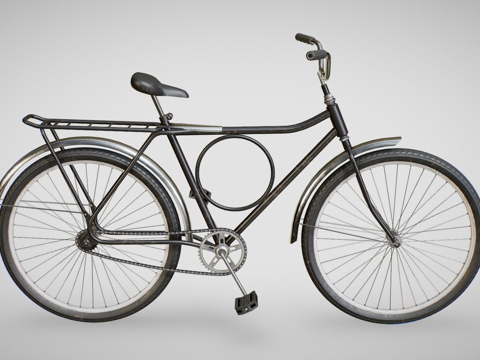  自行车  莫纳克3d模型 