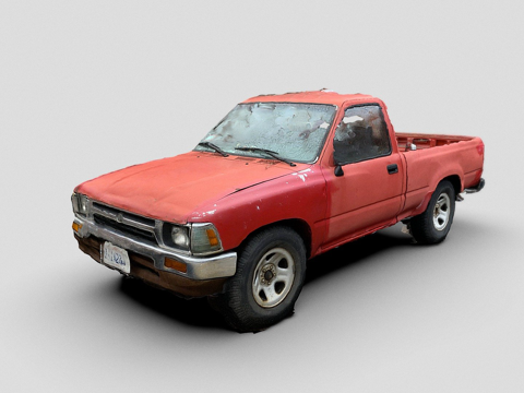  丰田皮卡3d模型 