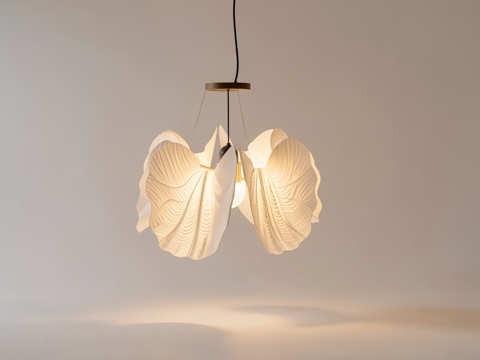 中古吊灯 中古风吊灯 中式侘寂吊灯su模型