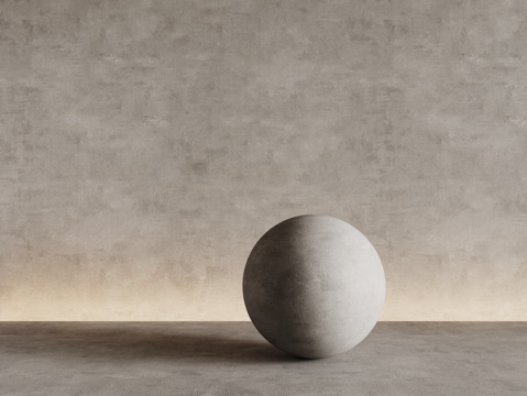  现代涂料 微水泥 艺术漆 肌理漆 水泥墙su模型 