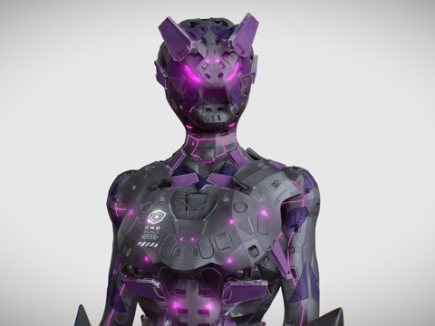  赛博装甲 作者 Oscar Creativo3d模型 