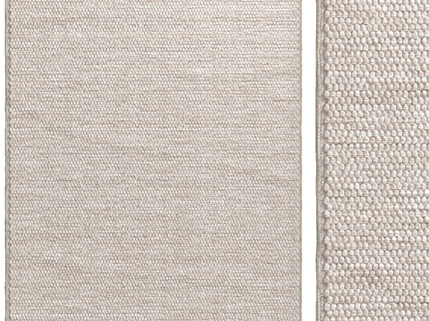  方形地毯3d模型 