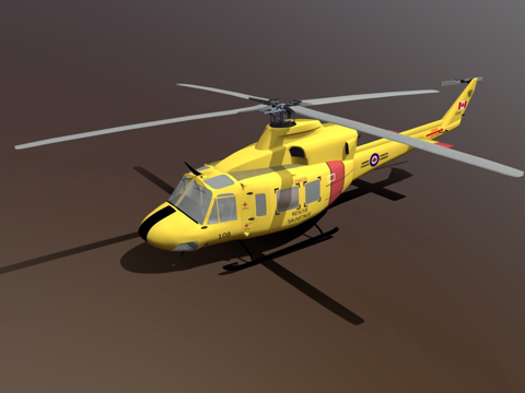  贝尔 CH146 狮鹫3d模型 