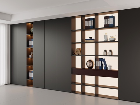  现代意式茶柜3d模型 