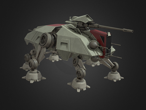  ATTE步行机3d模型 