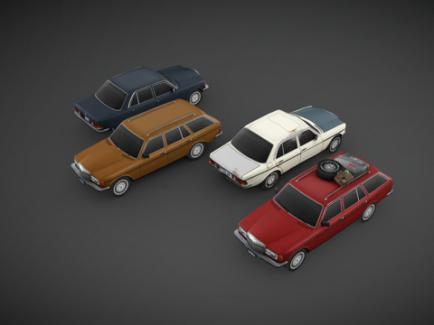  梅赛德斯奔驰 W1233d模型 