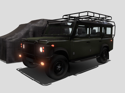  路虎卫士 1103d模型 