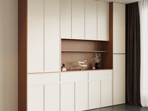 中古餐边柜su模型