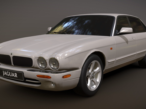  年 捷豹 XJ 运动版3d模型 