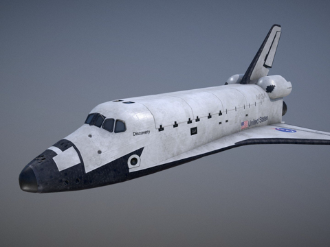  发现号 航天飞机3d模型 