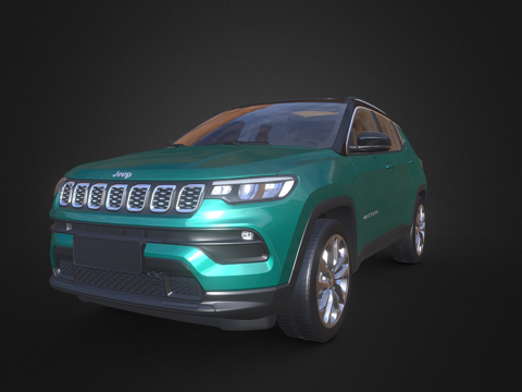  吉普 指南者 2022 低多边形3d模型 