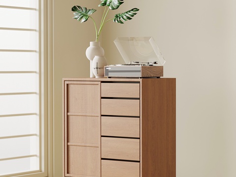  中古玄关柜 边柜 斗柜3d模型 