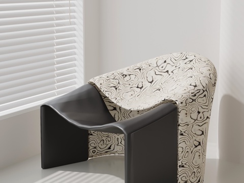  现代休闲椅 单人椅3d模型 