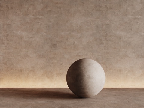  现代涂料 微水泥 艺术漆 肌理漆 水泥墙su模型 