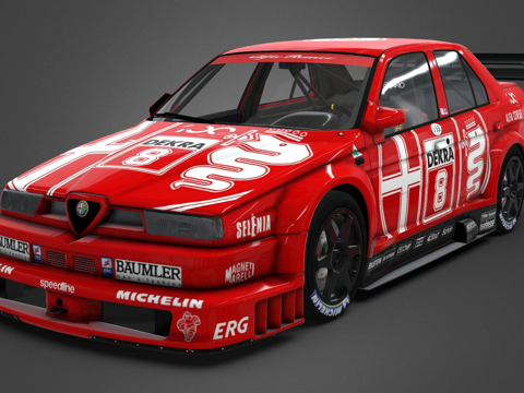  AC  阿尔法罗密欧 155 V6 TI3d模型 