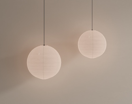  现代侘寂吊灯3d模型 