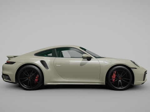  保时捷 911 带内饰3d模型 