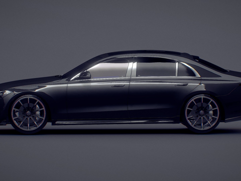  梅赛德斯奔驰S级W223BRABUS 8503d模型 