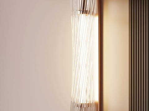  现代意式壁灯3d模型 