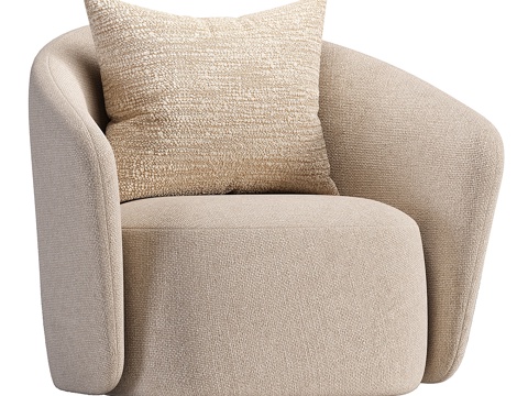  单人沙发3d模型 