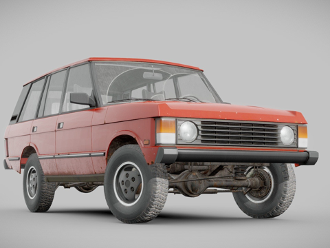  年代 运动型多用途车3d模型 