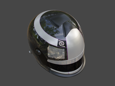  赛车头盔  SC043d模型 