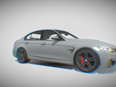  宝马 M3 轿车 20133d模型 