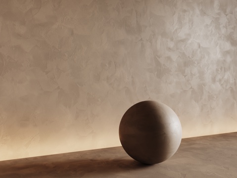  现代涂料 微水泥 艺术漆 肌理漆 水泥墙su模型 